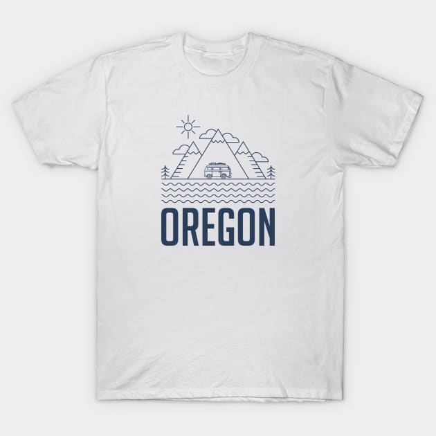 Oregon T-Shirt by happysquatch